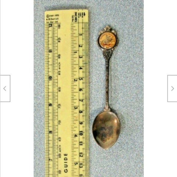 VTG 7 Silverplated Teaspoons Souvenir Australia Animals Featherdale Perfection - Picture 6 of 10